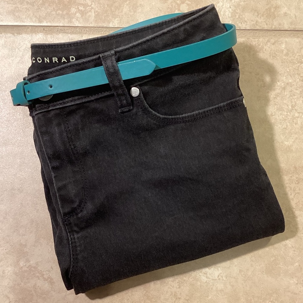 LC Lauren Conrad Skinny Black Denim Jeans Women Size 12